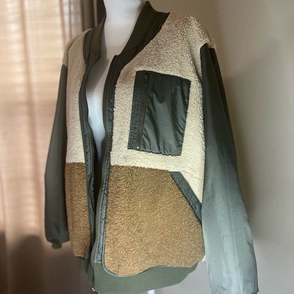 Reversible Colorblock Bomber Jacket - Picture 6 of 16